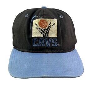 Vintage NBA Cleveland Cavaliers Hat Cap Mens Snap Back Streetwear Basketball USA